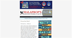 Desktop Screenshot of malaprops.shelf-awareness.com